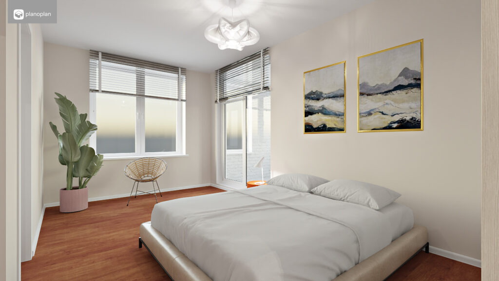 Beispiel Rendering Schlafzimmer Wiesenstahl